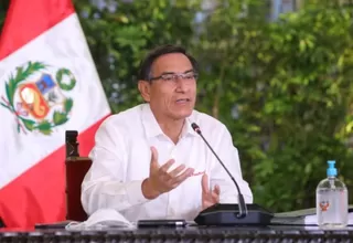 Vizcarra: "Más de 15 millones de peruanos fueron atendidos con el bono universal"