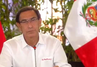 Vizcarra: La nueva moción de vacancia pone en juego la vida y la salud del país