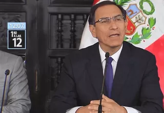 Vizcarra pide a la Fiscalía "todo el rigor para castigar a malos funcionarios"