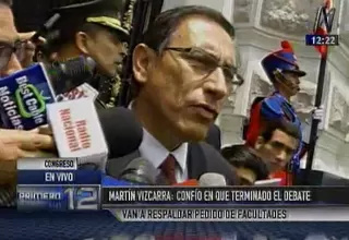 Vizcarra sobre posible disminución de sueldos: "Es una medida extrema"