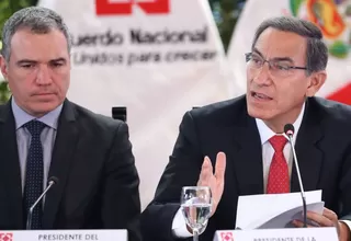 Vizcarra y Del Solar presentes en debate por su inhabilitación