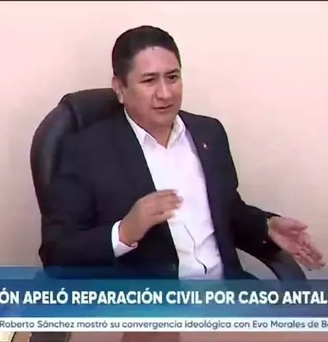 Vladimir Cerrón apeló pago de reparación en caso Antalsis