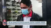 JEE  de Huancayo evalúa sanción contra Cerrón por acudir a local de votación con una camisa con el logo de su partido - Noticias de sanciones