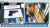 VMT: Capturan a delincuentes que asaltaron en casa de cambio - Noticias de Alejandro Toledo