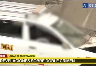 VMT: Nuevos indicios sobre doble crimen 