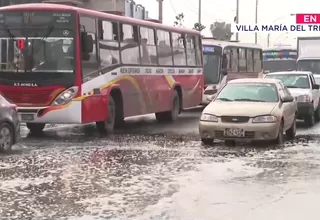 VMT: Pistas están inundadas tras lluvia de la madrugada