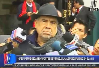 Vocero de Gana Perú: Debe investigarse el financiamiento de todos los partidos