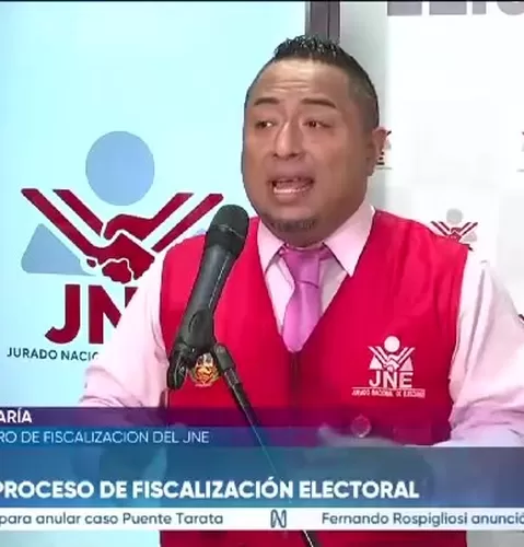 Vocero del JNE: “Garantizaremos transparencia y legalidad en elecciones”