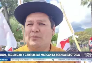 Voto 2026: Enrique Valderrama promete carreteras para Ayacucho