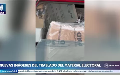 Voto 2026: Nuevas imágenes del traslado del material electoral