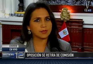 Voto preferencial: acusan a oposición de frustrar sesión de Constitución