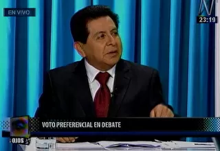 Voto Preferencial: eliminación no debe aplicarse en elecciones del 2016