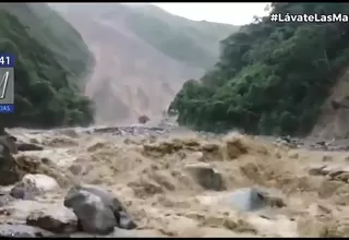 VRAEM: Desborde de río arrasó con carretera e inundó casas y cultivos