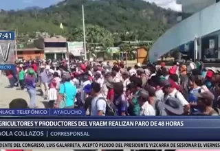 Vraem: productores cocaleros realizan paro de 48 horas