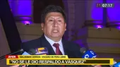 Waldemar Cerrón: "No se le dio respaldo a Mirtha Vásquez"  - Noticias de Gabinete Binacional