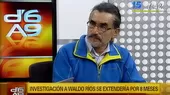 Waldo Ríos aseguró que pagará S/. 500 a familias de Áncash con dinero del Estado - Noticias de 60-familias