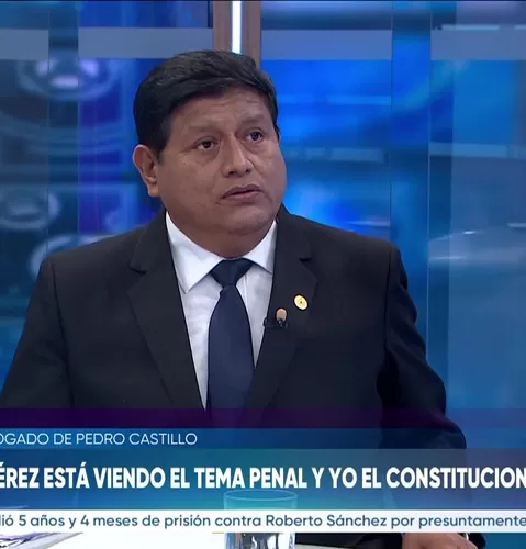 Walter Ayala: Una de las promesas de Roberto Sánchez es indultar a Pedro Castillo