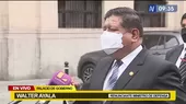 Walter Ayala: "Sigo siendo ministro de Defensa mientras no se acepte mi renuncia" - Noticias de walter-ibanez