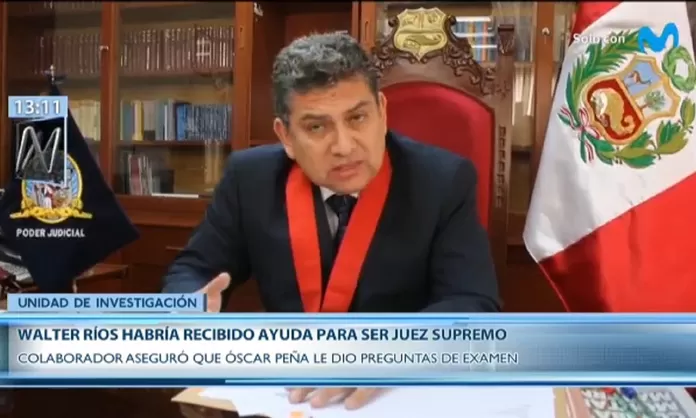 Walter Ríos habría recibido ayuda para ser juez supremo | Canal N