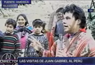 Walter Sachún: "Juan Gabriel tenía una química especial con el Perú"