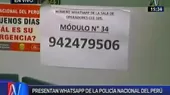WhatsApp: Policía lanzó dos números para recibir denuncias ciudadanas  - Noticias de whatsapp