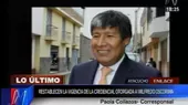 Wilfredo Oscorima: JNE restableció su credencial como gobernador de Ayacucho - Noticias de credenciales