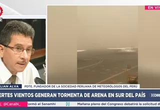 Willian Alva: vientos intensos son normales y no deben alarmar