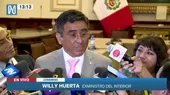 Willy Huerta sobre golpe de Estado: Que Castillo pague y cumpla con lo que corresponde - Noticias de juntos-peru