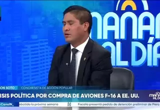 Wilson Soto cuestiona a Balcázar por caso compra de F-16: “La censura sería por la mentira”