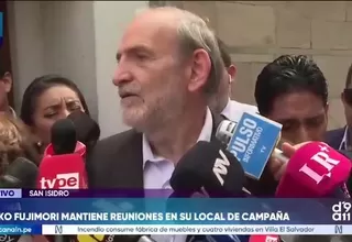 Yehude Simon: "Keiko Fujimori ha dicho que gobernará para todos, incluso que hablará con sus rivales"
