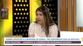 Yeni Vilcatoma: Quisiera ser candidata a la presidencia por Solidaridad Nacional - Noticias de yeni-vilcatoma