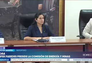 Yenifer Paredes es designada presidenta de la Comisión de Energía y Minas de la Cámara de Diputados