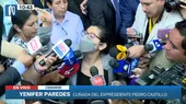 Yenifer Paredes: Mi hermano le prestó dinero a Hugo Espino - Noticias de hugo-chavez-arevalo