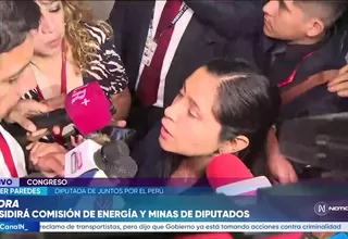 Yenifer Paredes afirma que representará a regiones históricamente relegadas en decisiones mineras