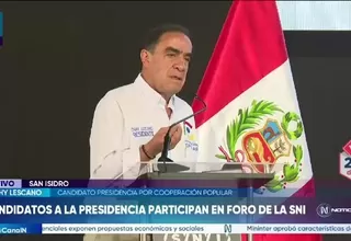 Yonhy Lescano prioriza combatir corrupción para desarrollo del Perú