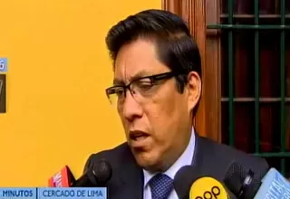 Zeballos: Resulta extraño que Hinostroza mantenga privilegios y no haya sido citado