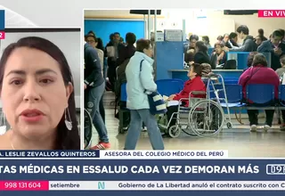 Zevallos: EsSalud tiene deudas de entidades públicas y privadas