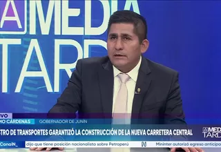 Zósimo Cárdenas: Obras en Carretera Central iniciarían en julio