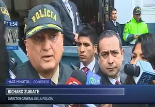 Zubiate: Se está investigando si hubo negligencia o no en muerte de policías 