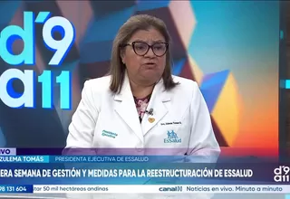 Presidenta de EsSalud descarta despidos masivos y explica reducción de locadores administrativos