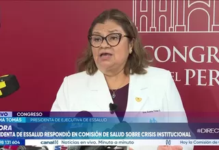 Zulema Tomás: EsSalud tiene desabastecimiento de medicamentos para tratamientos oncológicos
