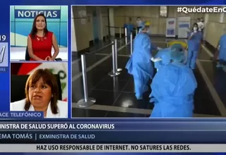 Exministra Zulema Tomas superó el coronavirus y fue dada de alta