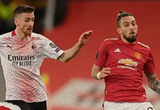 AC Milan rescató un empate agónico ante Manchester United por octavos de la Europa League