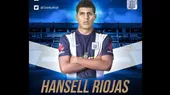 Alianza Lima hizo oficial la llegada de Hansell Riojas para el 2017 - Noticias de rioja