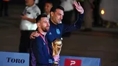 Argentina con Messi y la Copa del Mundo llegó a tierras albicelestes en medio de una multitud - Noticias de eliminatorias-qatar-2022