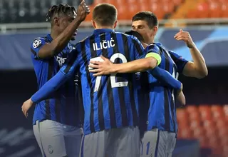 Atalanta venció 4-3 al Valencia y avanzó a cuartos de Champions League