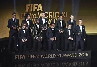 Cuatro barcelonistas y cuatro madridistas en el once ideal del 2015