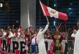 El banderazo que se realizó en el hotel donde concentra la selección