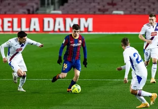 Barcelona empató 1-1 ante el Eibar por LaLiga española
