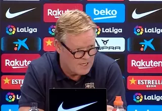 Barcelona: Koeman leyó comunicado en el que pidió "tiempo" y "respaldo incondicional"